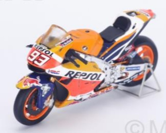 Immagine di HONDA RC213V MARC MARQUEZ 2016 N.93 WINNER USA GP 1:43