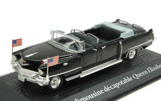 Immagine di CADILLAC LIMOUSINE DECAPOTABLE DE GAULLE-EISENHOWER 1959 BLACK 1:43