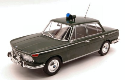 Immagine di BMW 2000 Ti (E120) 1966 POLICE DARK GREEN 1:18