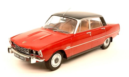 Immagine di ROVER 3500 V8 RED W/ROOF MATT BLACK 1:18