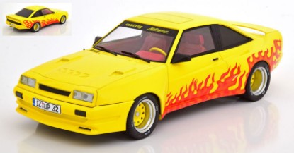 Immagine di OPEL MANTA B MATTING YELLOW DECORATED 1:18