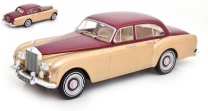 Immagine di ROLLS ROYCE SILVER CLOUD III FLYING TRACK H.MULLINER AMARANT/BEIGE 1:18