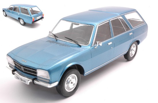 Immagine di PEUGEOT 504 BREAK METALLIC BLUE 1:18