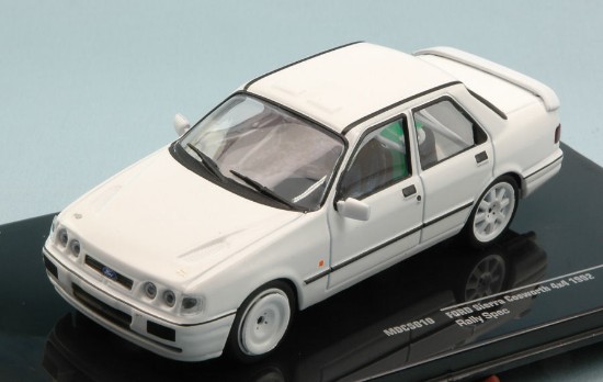 Immagine di FORD SIERRA COSWORTH 4x4 RALLY SPEC.(FARI ROTONDI) 1992 WHITE 1:43
