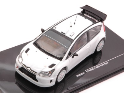 Immagine di CITROEN C4 WRC WHITE 2010 PLAIN BODY VERSION + 4 WHEELS 1:43