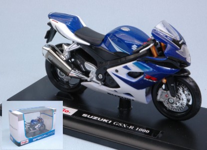 Immagine di SUZUKI GSX-R1000 BLUE/WHITE 1:18