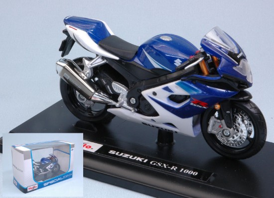 Immagine di SUZUKI GSX-R1000 BLUE/WHITE 1:18