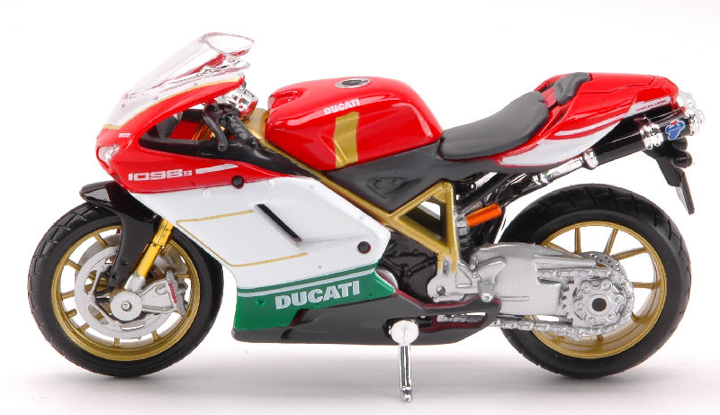 MODELLINO MOTO STATICO MAISTO DUCATI 1098 S TRICOLORE 2007>2009