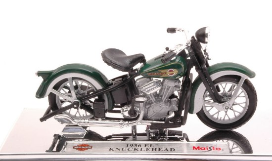 Immagine di HARLEY DAVIDSON EL KNUCKLEHEAD 1936 1:18