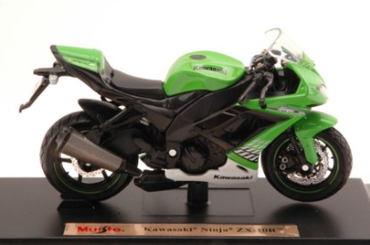 Immagine di KAWASAKI NINJA ZX-10R GREEN 1:18