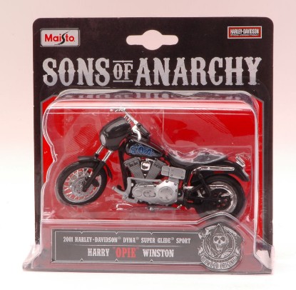 Immagine di H.DAVIDSON DYNA SUPER GLIDE SPORT 2001 HARRY "OPIE" WINSTON 1:18