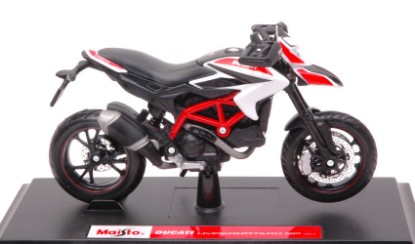 Immagine di DUCATI HYPERMOTARD SP 2013 WHITE 1:18
