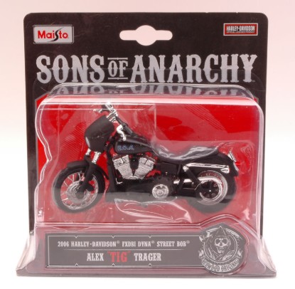 Immagine di HARLEY DAVIDSON FXDBI DYNA STREET BOB 2006 ALEX "TIG" TRAGER 1:18