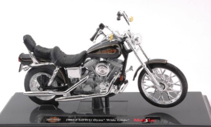 Immagine di HARLEY DAVIDSON 1997 FXDWG DYNA WIDE GLIDE BLACK 1:18