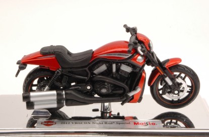 Immagine di HARLEY DAVIDSON 2012 VRSCDX NIGHT ROD SPECIAL MET.ORANGE 1:18