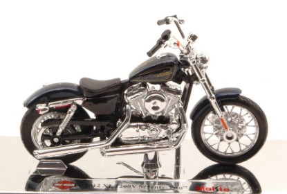 Immagine di HARLEY DAVIDSON XL 1200V SEVENTY TWO 2012 BLUE 1:18