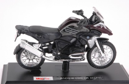 Immagine di BMW R 1200 GS 2017 DARK AMARANT RED 1:18