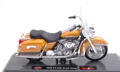 Immagine di HARLEY DAVIDSON 1999 FLHR ROAD KING GOLD 1:18