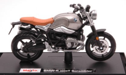 Immagine di BMW R NINE T SCRAMBLER SILVER 1:18