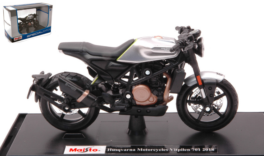 MODELLINO MOTO STATICO MAISTO HUSQVARNA VITPILEN 701 2018