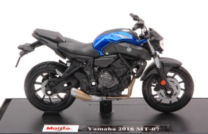 Immagine di YAMAHA MT-07 2017 BLUE 1:18