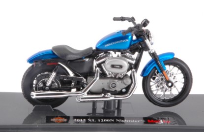 Immagine di HARLEY DAVIDSON XL 1200N NIGHTSTER 2012 BLUE 1:18