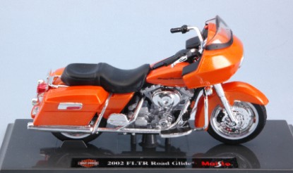 Immagine di HARLEY DAVIDSON FLTR ROAD GLIDE 2002 METALLIC ORANGE 1:18