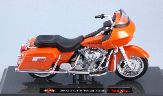 Immagine di HARLEY DAVIDSON FLTR ROAD GLIDE 2002 METALLIC ORANGE 1:18