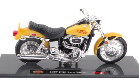 Immagine di HARLEY DAVIDSON FXS LOW RIDER 1977 YELLOW 1:18