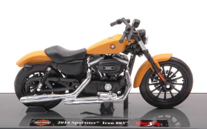 Immagine di HARLEY DAVIDSON SPORTSTER IRON 883 2014 BEIGE 1:18