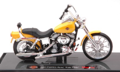 Immagine di HARLEY DAVIDSON FXDWG DYNA WIDE GLIDE 2001 YELLOW 1:18