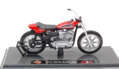 Immagine di HARLEY DAVIDSON 1972 XR750 RACING BIKE ORANGE 1:18