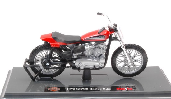 Immagine di HARLEY DAVIDSON 1972 XR750 RACING BIKE ORANGE 1:18