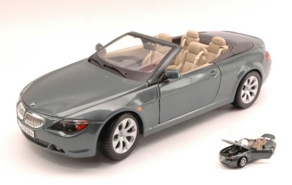 Immagine di BMW 645 CI CONVERTIBLE 2004 GREY METALLIC 1:18