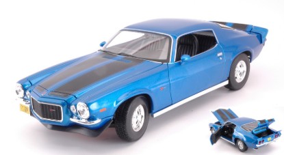 Immagine di CHEVROLET CAMARO Z/28 1971 BLUE 1:18