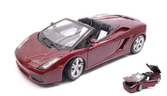 Immagine di LAMBORGHINI GALLARDO SPYDER 2008 DARK RED 1:18