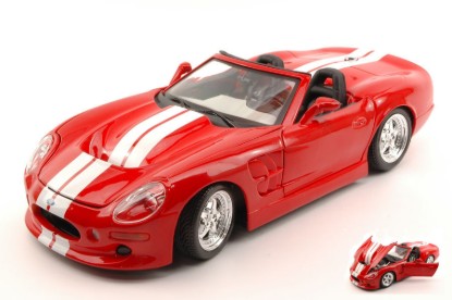 Immagine di SHELBY SERIES ONE 1998 RED W/WHITE STRIPES 1:18