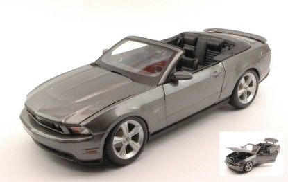 Immagine di FORD MUSTANG GT CONVERTIBLE 2010 SILVER 1:18