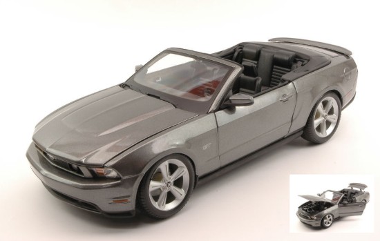 Immagine di FORD MUSTANG GT CONVERTIBLE 2010 SILVER 1:18