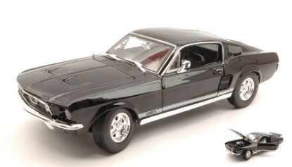 Immagine di FORD MUSTANG GTA FASTBACK 1967 BLACK 1:18
