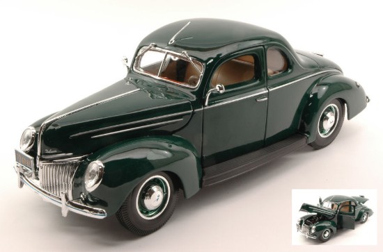 Immagine di FORD DELUXE COUPE  1939 GREEN 1:18
