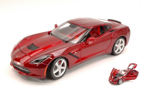 Immagine di CHEVROLET CORVETTE STINGRAY 2014 METALLIC RED 1:18