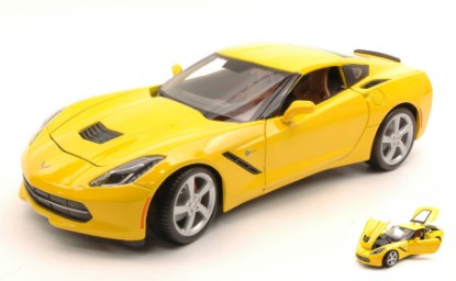 Immagine di CORVETTE STINGRAY 2014 YELLOW 1:18