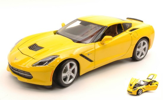 Immagine di CORVETTE STINGRAY 2014 YELLOW 1:18