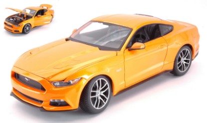 Immagine di FORD MUSTANG  GT 2015 ORANGE 1:18