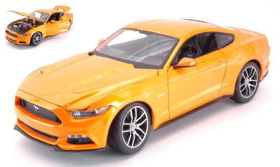 Immagine di FORD MUSTANG  GT 2015 ORANGE 1:18
