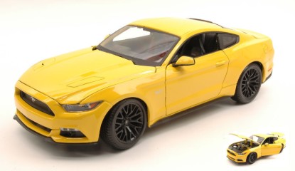 Immagine di FORD MUSTANG GT 2015 YELLOW 1:18