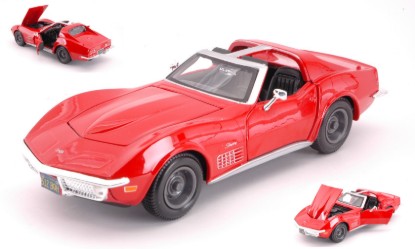Immagine di CHEVROLET CORVETTE 1970 RED 1:24