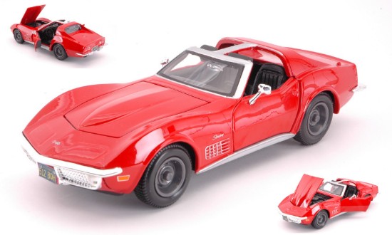 Immagine di CHEVROLET CORVETTE 1970 RED 1:24