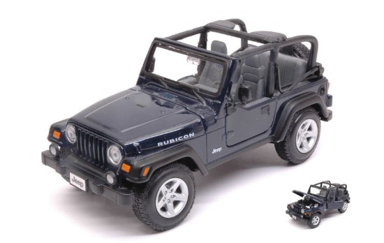 Immagine di JEEP WRANGLER RUBICON 1997 DARK BLUE 1:27